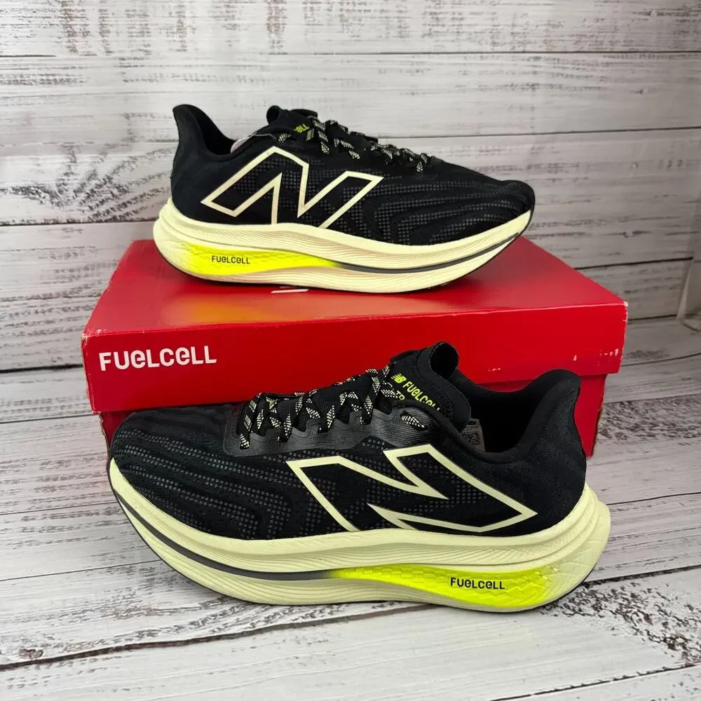 New Balance FuelCell SuperComp Trainer v2 Mens 11.5 2E Running Black Green